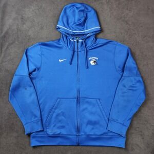 Air Force Falcons Nike Therma-FIT Hoodie Men Large Blue Full Zip Jacket Football